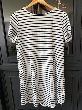 Cupshe Black & White Striped Dress